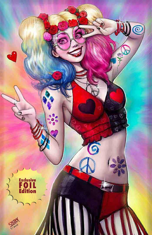 [FOIL] HARLEY QUINN #53 NATHAN SZERDY EXCLUSIVE NYCC VIRGIN VAR 10/2025 (ONLINE ORDER ONLY)