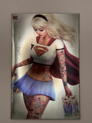 [Signed by Nathan Szerdy] [FOIL] ACTION COMICS PRESENTS DOOMSDAY SPECIAL #1 (ONE SHOT) NATHAN SZERDY (616) EXCLUSIVE TATTOO FOIL NYCC VIRGIN VAR [IN STOCK] (ONLINE ORDER ONLY)