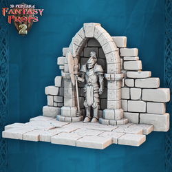 3D Printed STL Miniatures Fantasy Props 2 Dungeons Set 28 - 32mm War Gaming D&D (Online Only)