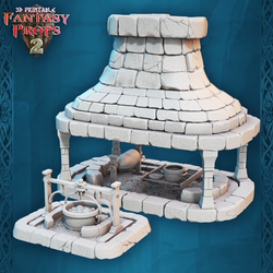 3D Printed STL Miniatures Fantasy Props 2 Tavern 28 - 32mm War Gaming D&D (Online Only)