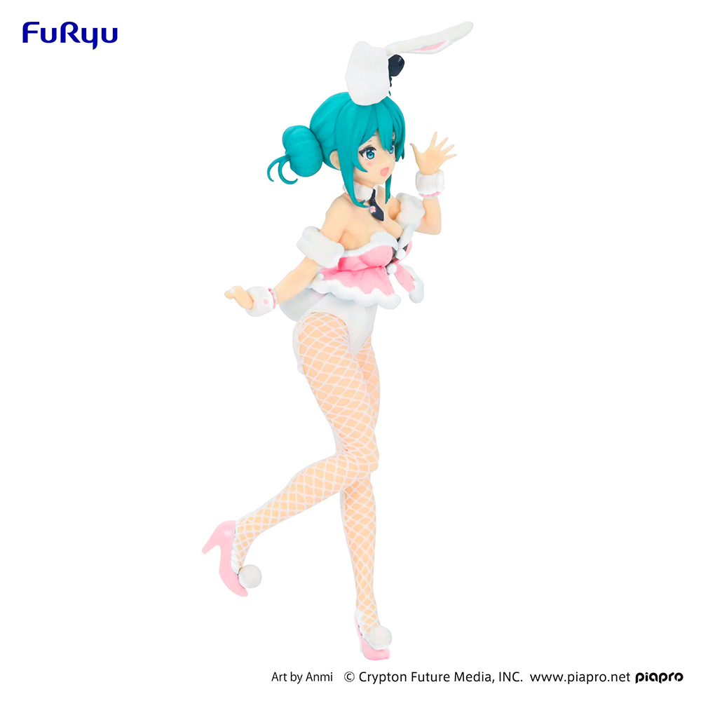 [PRE-ORDER] FuRyu: BiCute Bunnies - Hatsune Miku White Rabbit (Baby Pink Ver.) Figure (ONLINE ORDER ONLY)