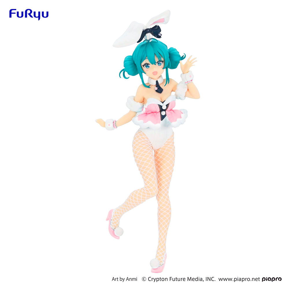 [PRE-ORDER] FuRyu: BiCute Bunnies - Hatsune Miku White Rabbit (Baby Pink Ver.) Figure (ONLINE ORDER ONLY)