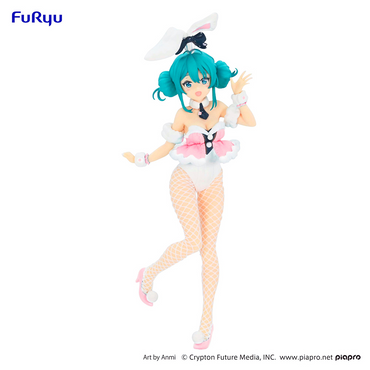 [PRE-ORDER] FuRyu: BiCute Bunnies - Hatsune Miku White Rabbit (Baby Pink Ver.) Figure (ONLINE ORDER ONLY)
