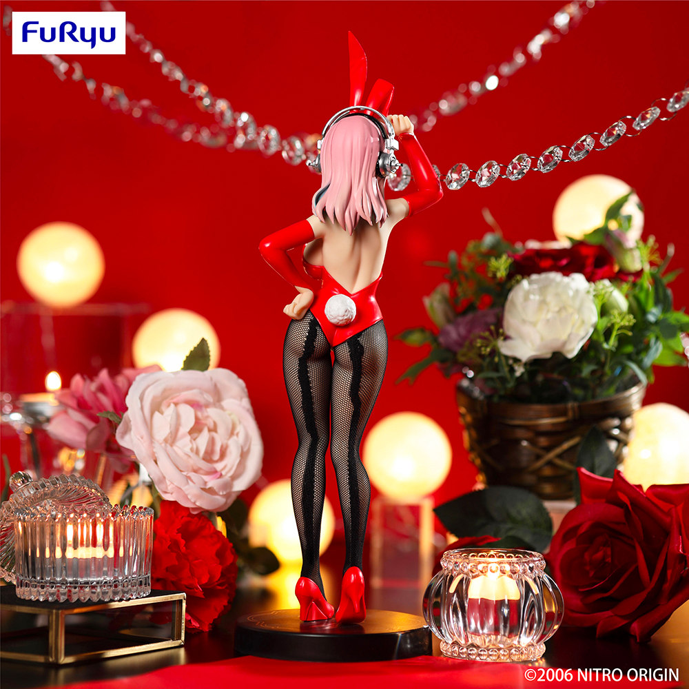 FuRyu: BiCute Bunnies - Super Sonico (Red Rabbit Ver.) Figure (ONLINE ORDER ONLY)