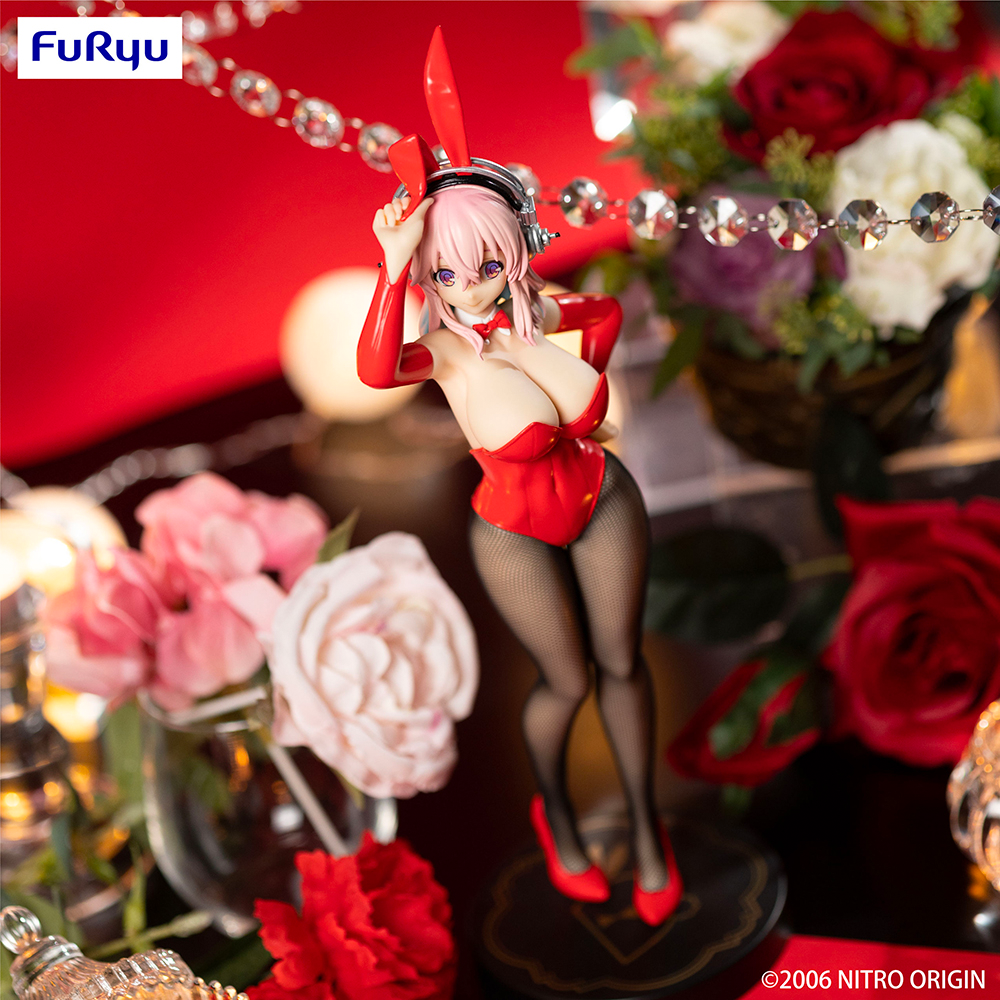 FuRyu: BiCute Bunnies - Super Sonico (Red Rabbit Ver.) Figure (ONLINE ORDER ONLY)
