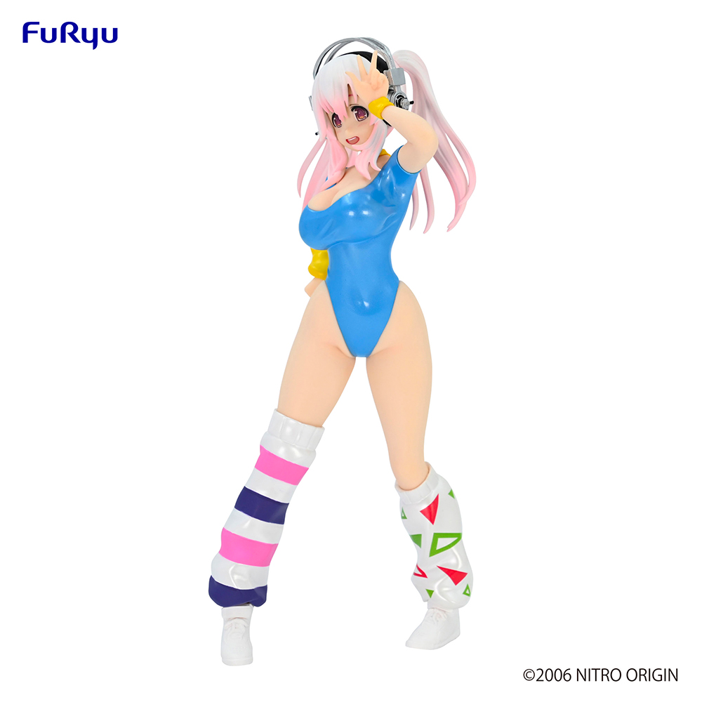 FuRyu: Nitroplus - Super Sonico (1980's Blue Another Color Ver.) Concept Figure (ONLINE ORDER ONLY)