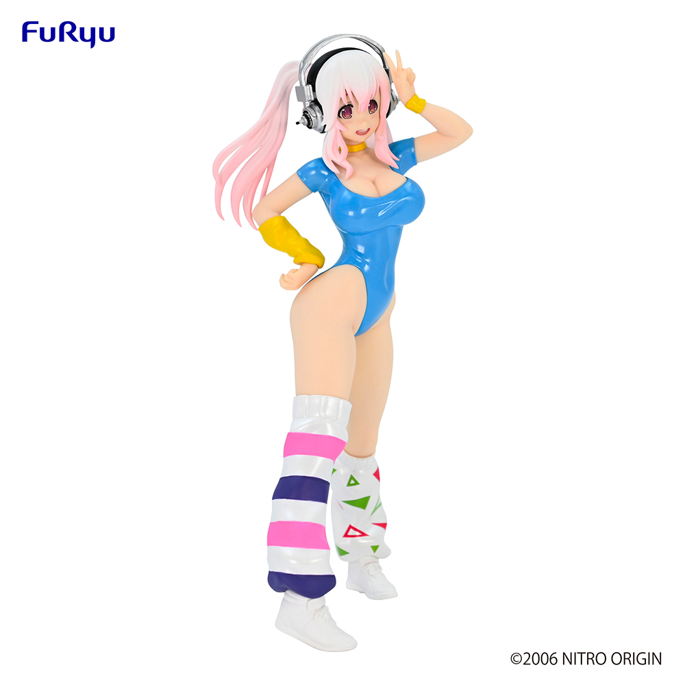 FuRyu: Nitroplus - Super Sonico (1980's Blue Another Color Ver.) Concept Figure (ONLINE ORDER ONLY)