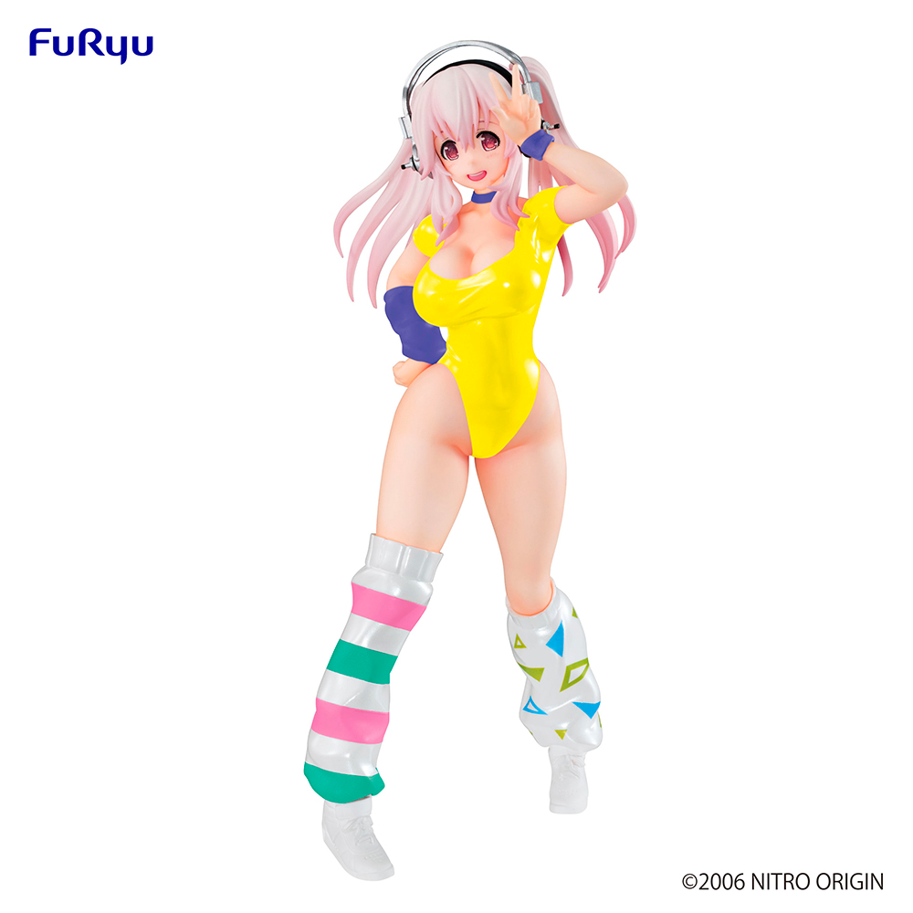 FuRyu: Nitroplus - Super Sonico (1980's Yellow Another Color Ver.) Concept Figure (ONLINE ORDER ONLY)