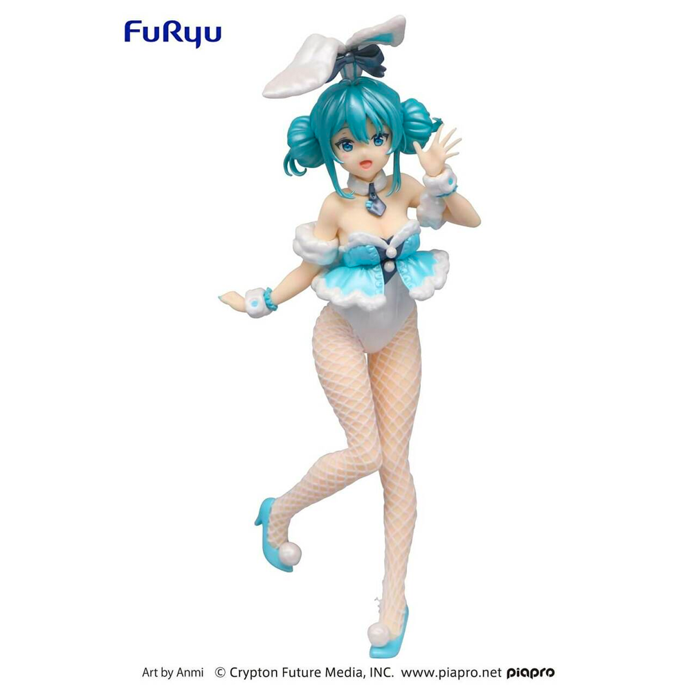 FuRyu: BiCute Bunnies - Hatsune Miku White Rabbit (Pearl Color Ver.) Figure (ONLINE ORDER ONLY)