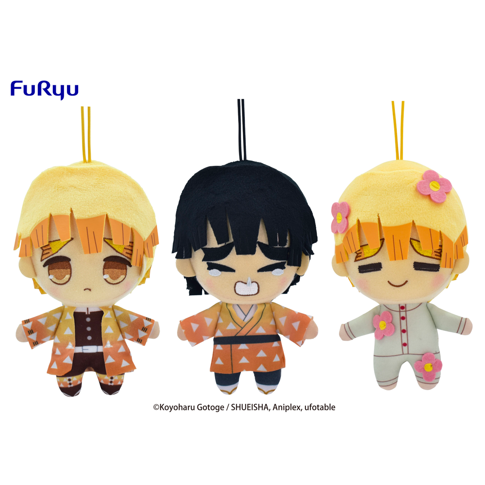 FuRyu: Demon Slayer: Kimetsu no Yaiba - Toy Plush Set Vol. 5 - Zenitsu Agatsuma (ONLINE ORDER ONLY)