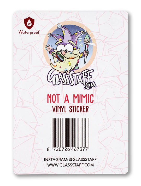 Forged Gaming: Sticker - Die Cut Vinyl - Waterproof - 3.5" - Not a Mimic (ONLINE ORDER ONLY)