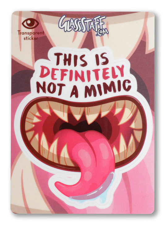 Forged Gaming: Sticker - Die Cut Vinyl - Waterproof - 3.5" - Not a Mimic (ONLINE ORDER ONLY)