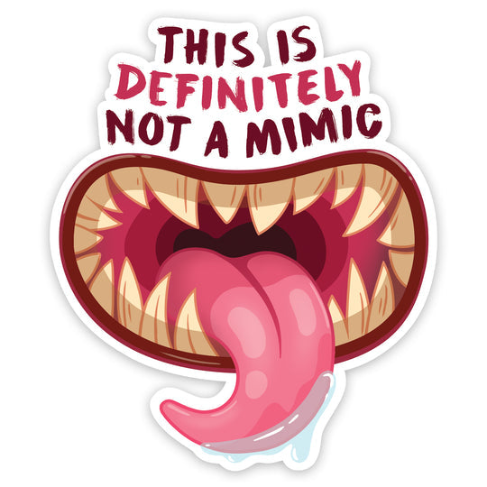 Forged Gaming: Sticker - Die Cut Vinyl - Waterproof - 3.5" - Not a Mimic (ONLINE ORDER ONLY)