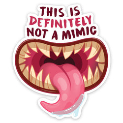 Forged Gaming: Sticker - Die Cut Vinyl - Waterproof - 3.5" - Not a Mimic (ONLINE ORDER ONLY)