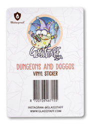 Forged Gaming: Sticker - Die Cut Vinyl - Waterproof - 3.5" - Dungeons & Doggos (ONLINE ORDER ONLY)