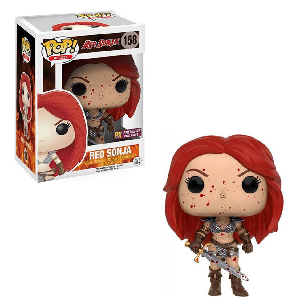 Funko POP! Heroes - Red Sonja Vinyl Figure #158 Preview Exclusive (PX) [READ DESCRIPTION] (ONLINE ORDER ONLY)