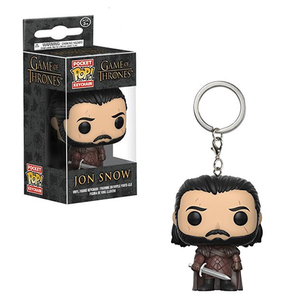 Funko POP! Keychain: Game of Thrones - Jon Snow (Scar) Pocket Keychain (ONLINE ORDER ONLY)