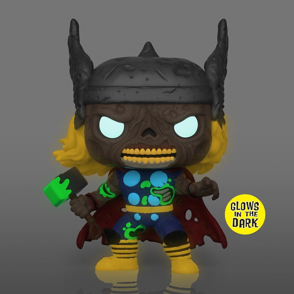 Funko POP! Marvel Zombies - Zombie Thor (Glow in the Dark) Vinyl Figure Entertainment Earth Exclusive (ONLINE ORDER ONLY)