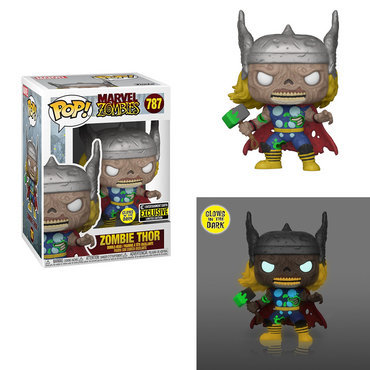 Funko POP! Marvel Zombies - Zombie Thor (Glow in the Dark) Vinyl Figure Entertainment Earth Exclusive (ONLINE ORDER ONLY)