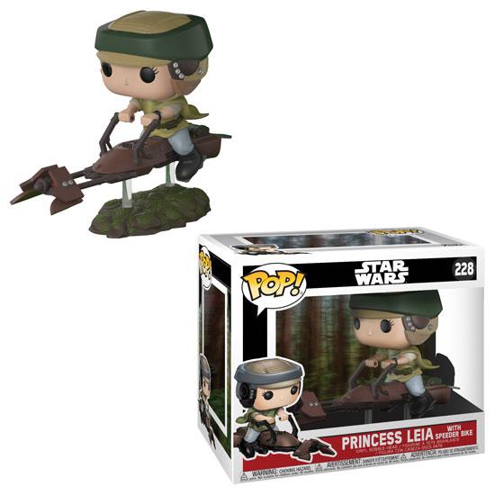 Funko POP! Star Wars - Princess Leia on Speeder Bike Vinyl Figure #228 (ONLINE ORDER ONLY)