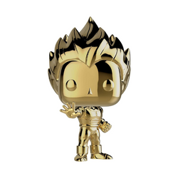 Funko POP! Dragon Ball Z - Super Saiyan Vegeta (Gold Chrome) #154 SDCC 2018 Toy Tokyo Exclusive [READ DESCRIPTION] (ONLINE ORDER ONLY)