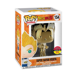 Funko POP! Dragon Ball Z - Super Saiyan Vegeta (Gold Chrome) #154 SDCC 2018 Toy Tokyo Exclusive [READ DESCRIPTION] (ONLINE ORDER ONLY)