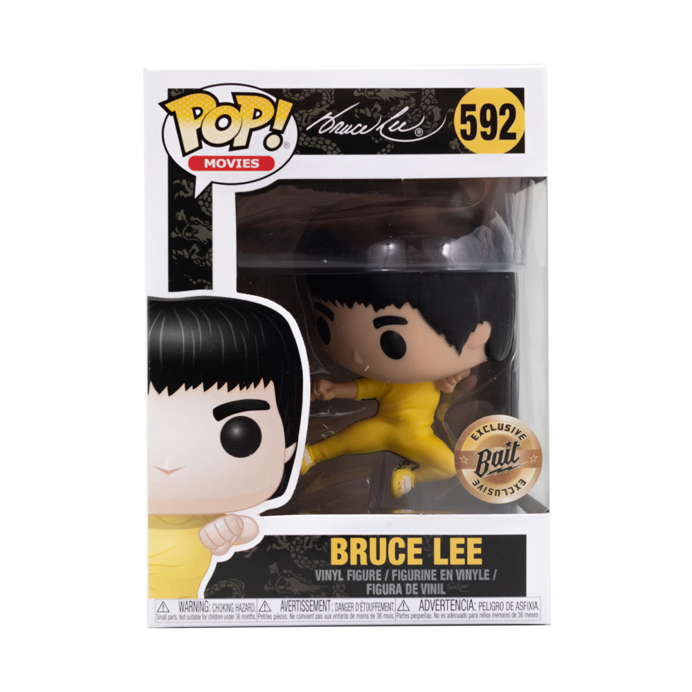 Funko POP! Enter the Dragon - Bruce Lee (Yellow) (Flying Man) Vinyl Figure #592 Bait Exclusive [READ DESCRIPTION] (ONLINE ORDER ONLY)