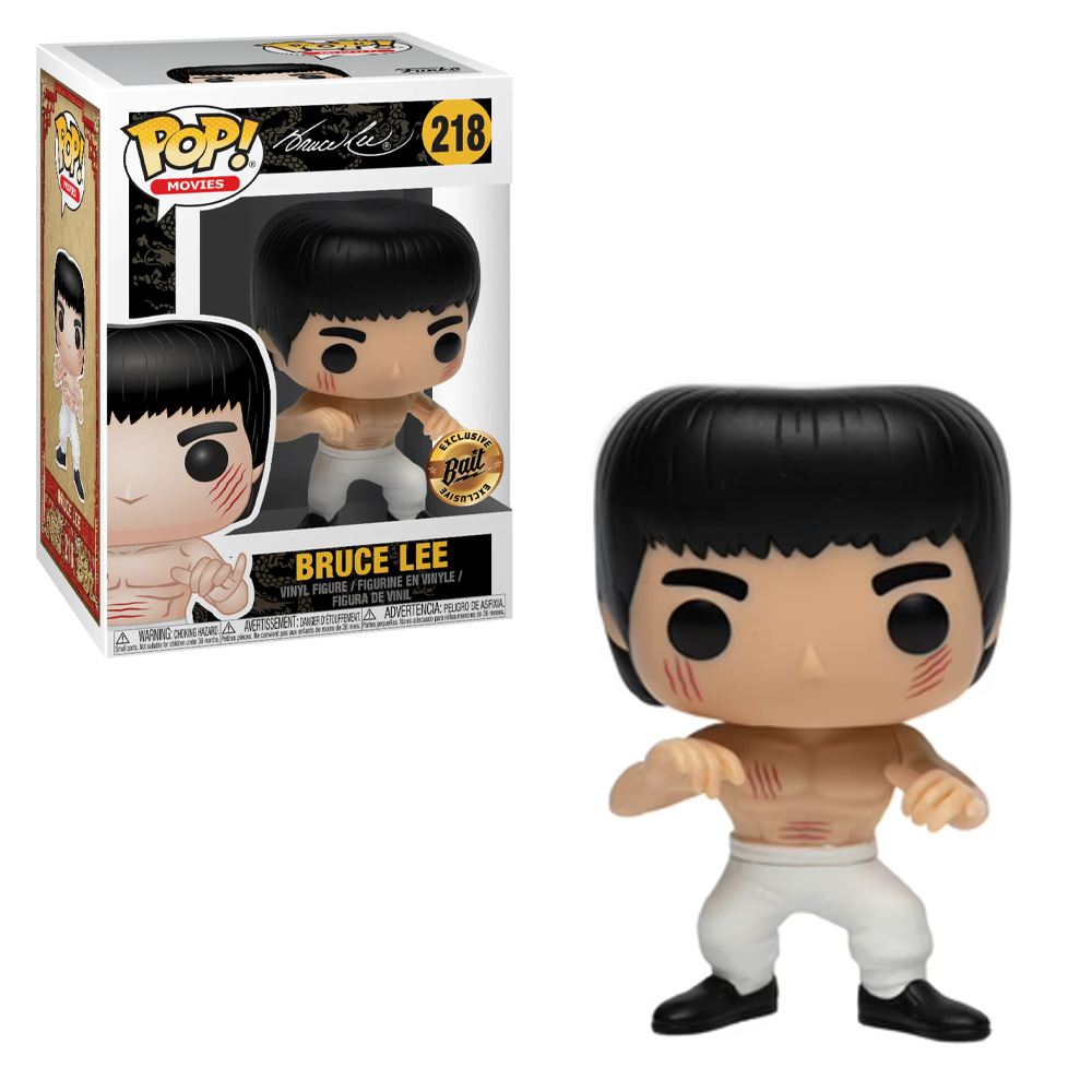 Funko POP! Enter the Dragon - Bruce Lee (White Pants and Scars) Vinyl Figure #218 Bait Exclusive (ONLINE ORDER ONLY)