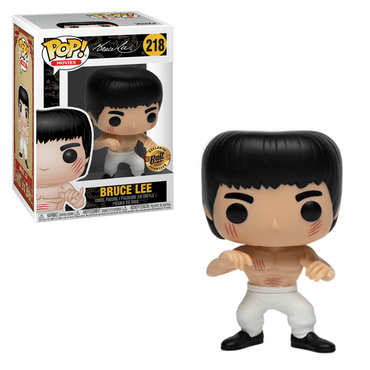 Funko POP! Enter the Dragon - Bruce Lee (White Pants and Scars) Vinyl Figure #218 Bait Exclusive (ONLINE ORDER ONLY)