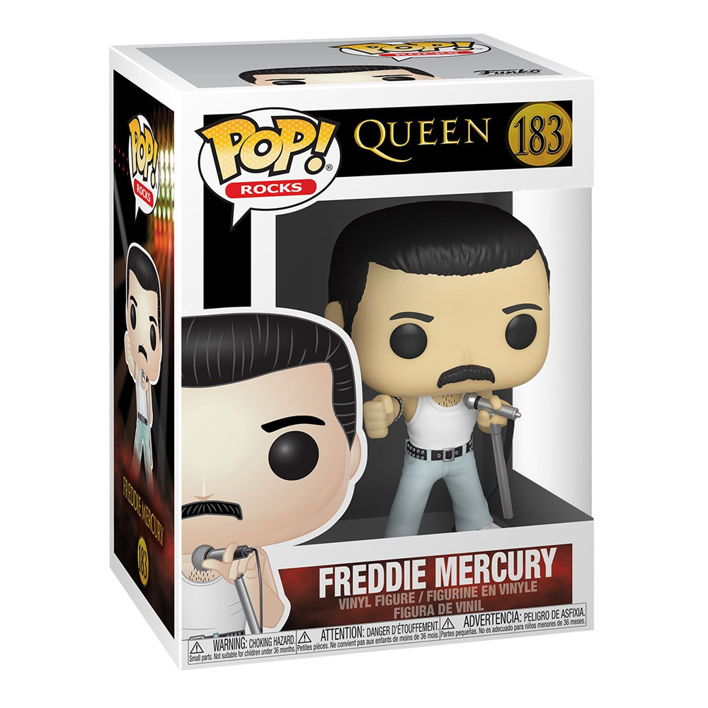 Funko POP! Rocks: Queen - Freddie Mercury Radio Gaga 1985 Vinyl Figure #183 (ONLINE ORDER ONLY)