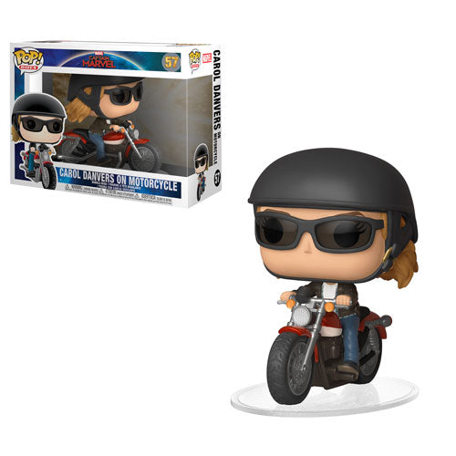 Funko POP! Rides: Captain Marvel - Carol Danvers on Motorcycle Vinyl Figure #57 (ONLINE ORDER ONLY)