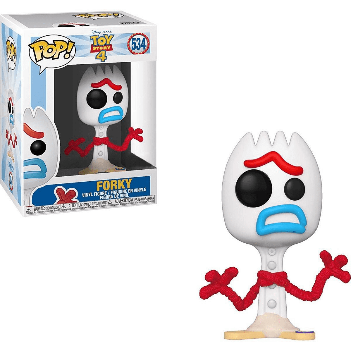 Funko POP! Toy Story 4 - Forky (Sad) Vinyl Figure #534 Exclusive (ONLINE ORDER ONLY)
