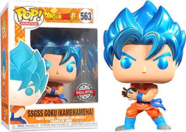 Funko POP! Dragon Ball Super - SSGSS Goku (Kamehameha) Vinyl Figure #563 Special Edition Exclusive [READ DESCRIPTION] (ONLINE ORDER ONLY)