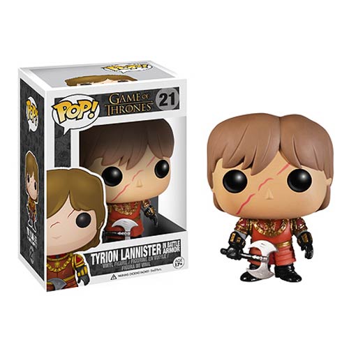 Funko POP! Game of Thrones - Tyrion Lannister with Scar and Battle Armor Vinyl Figure #21 (ONLINE ORDER ONLY)