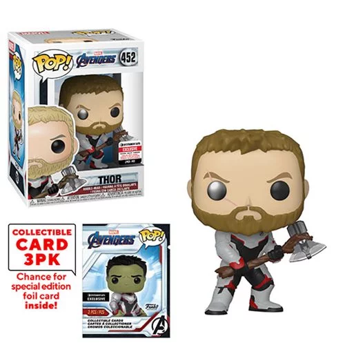 Funko POP! Avengers: Endgame - Thor with Collector Cards #452 - Entertainment Earth Exclusive (ONLINE ORDER ONLY)