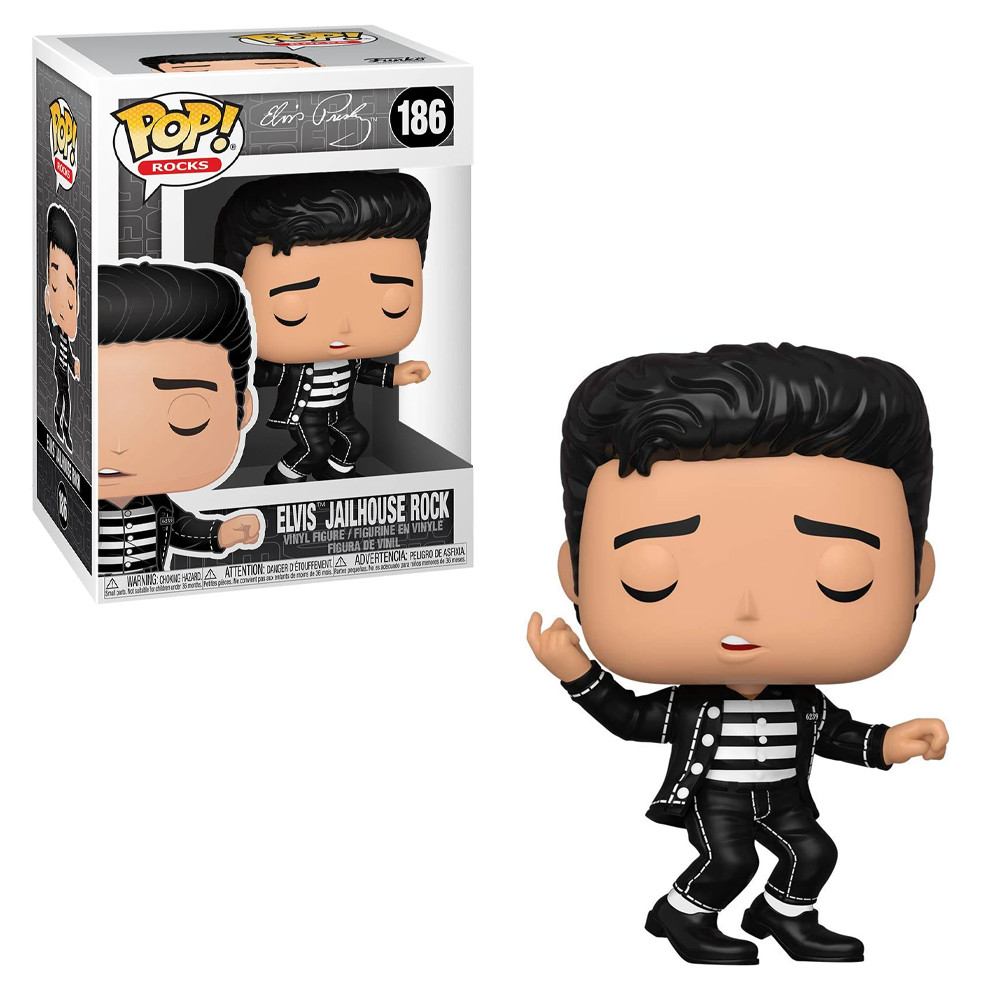 [PRE-ORDER] Funko POP! Rocks: Elvis - Jailhouse Rock Elvis Vinyl Figure #186 (ONLINE ORDER ONLY)