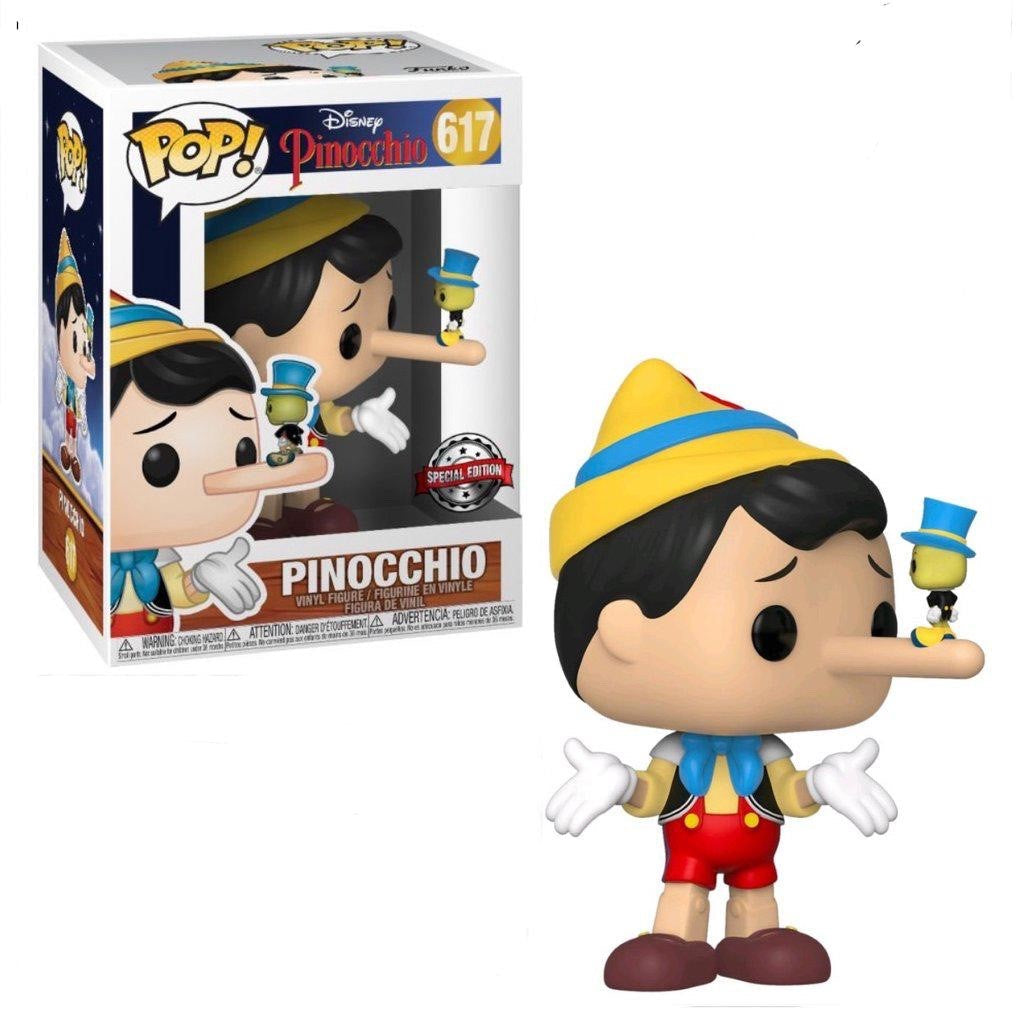 Funko POP! Pinocchio - Pinocchio (Long Nose) with Jiminy Cricket Vinyl Figure #617 Special Edition Exclusive [READ DESCRIPTION] (ONLINE ORDER ONLY)