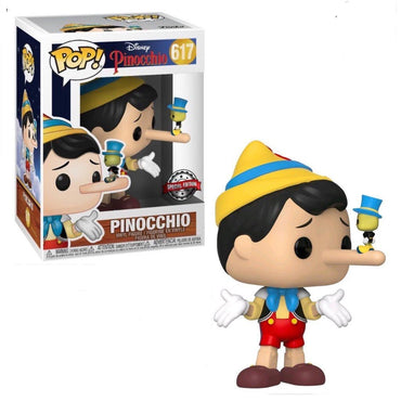 Funko POP! Pinocchio - Pinocchio (Long Nose) with Jiminy Cricket Vinyl Figure #617 Special Edition Exclusive [READ DESCRIPTION] (ONLINE ORDER ONLY)
