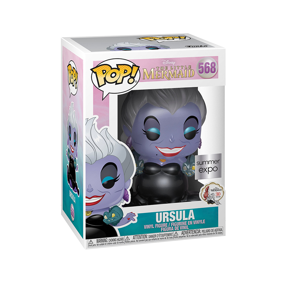 Funko POP! The Little Mermaid - Metallic Ursula Vinyl Figure #568 Summer Expo Exclusive (ONLINE ORDER ONLY)