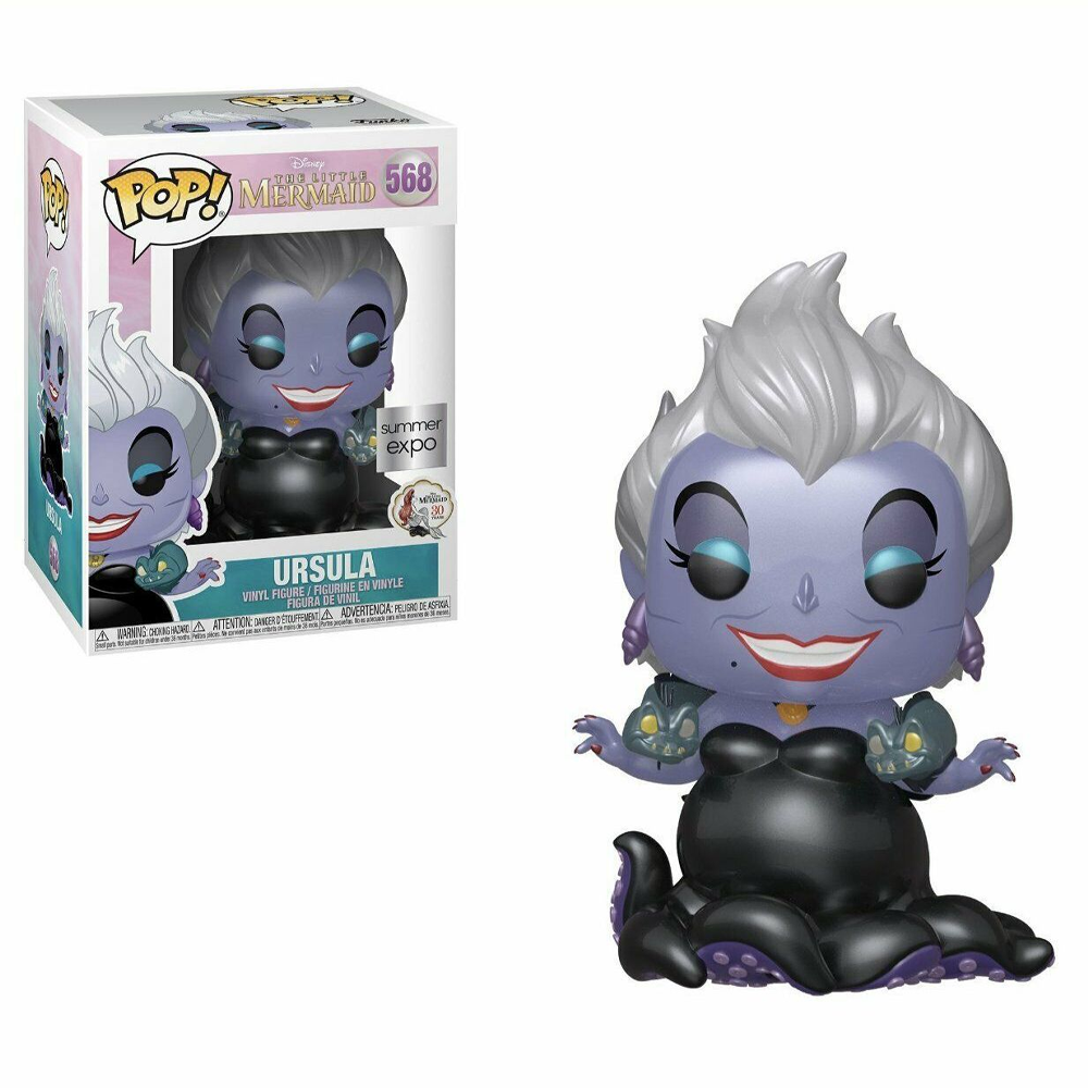 Funko POP! The Little Mermaid - Metallic Ursula Vinyl Figure #568 Summer Expo Exclusive (ONLINE ORDER ONLY)