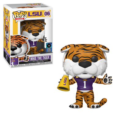 Funko POP! College: LSU - Mike The Tiger (Home Purple Jersey) Vinyl Figure #6 (ONLINE ORDER ONLY)