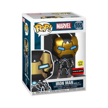 Funko POP! Marvel 80th - Iron Man Model 39 (Glow In The Dark) Vinyl Figure #555 AAA Anime Exclusive [READ DESCRIPTION] (ONLINE ORDER ONLY)