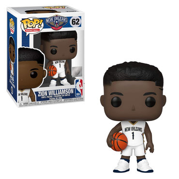 Funko POP! NBA: New Orleans Pelicans - Zion Williamson Vinyl Figure #62 (ONLINE ORDER ONLY)