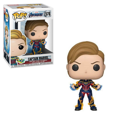Funko POP! Avengers: Endgame - Captain Marvel with New Hair Vinyl Figure #576 (ONLINE ORDER ONLY)