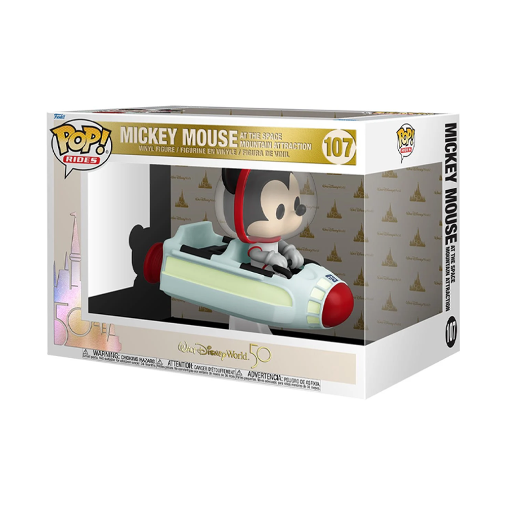 Funko POP! Rides: Walt Disney World 50th - Space Mountain with Mickey Mouse Vinyl Figure #107 (ONLINE ORDER ONLY)