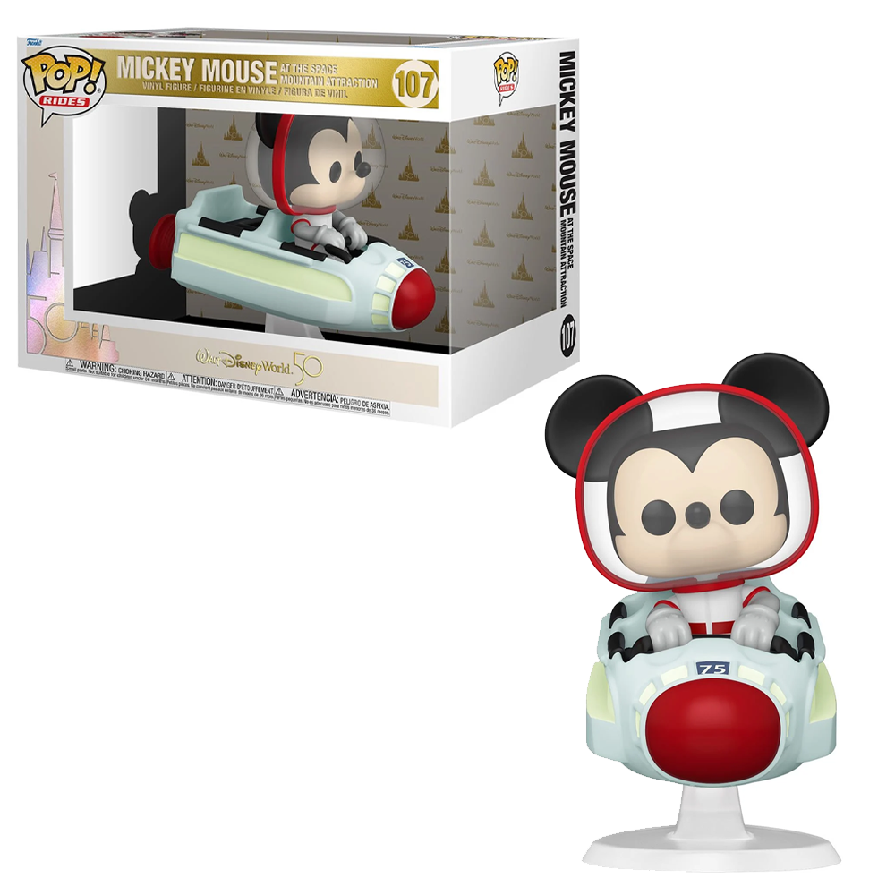 Funko POP! Rides: Walt Disney World 50th - Space Mountain with Mickey Mouse Vinyl Figure #107 (ONLINE ORDER ONLY)