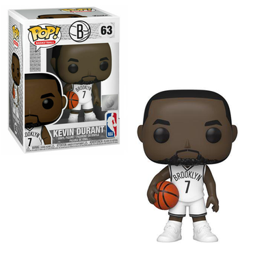 Funko POP! NBA: Nets - Kevin Durant (White Jersey) Vinyl Figure #63 (ONLINE ORDER ONLY)