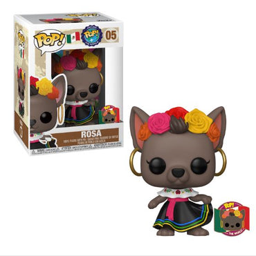 Funko POP! Around The World - Rosa (Mexico) with Pin #5 Funko-Shop Exclusive [READ DESCRIPTION] (ONLINE ORDER ONLY)