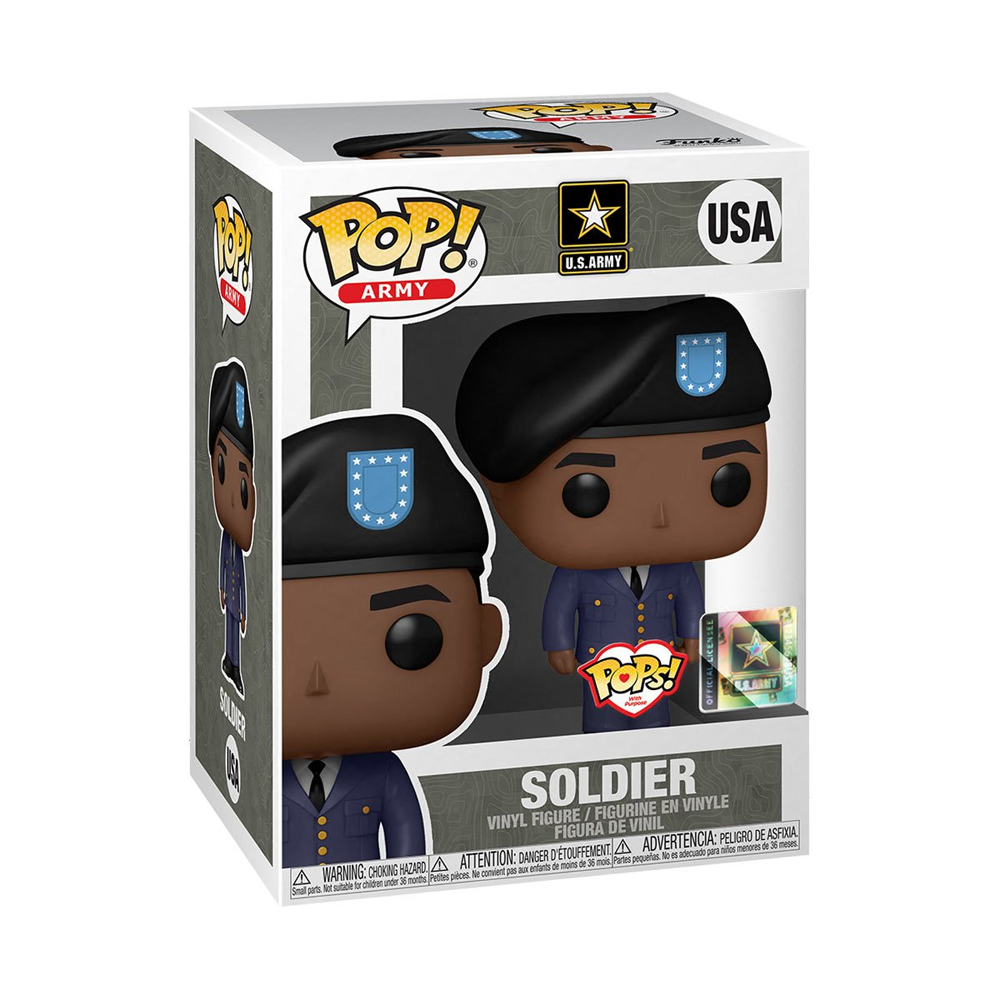 Funko POP! Pops! with Purpose: Army - Male 1 (Service Uniform) Vinyl Figure (ONLINE ORDER ONLY)