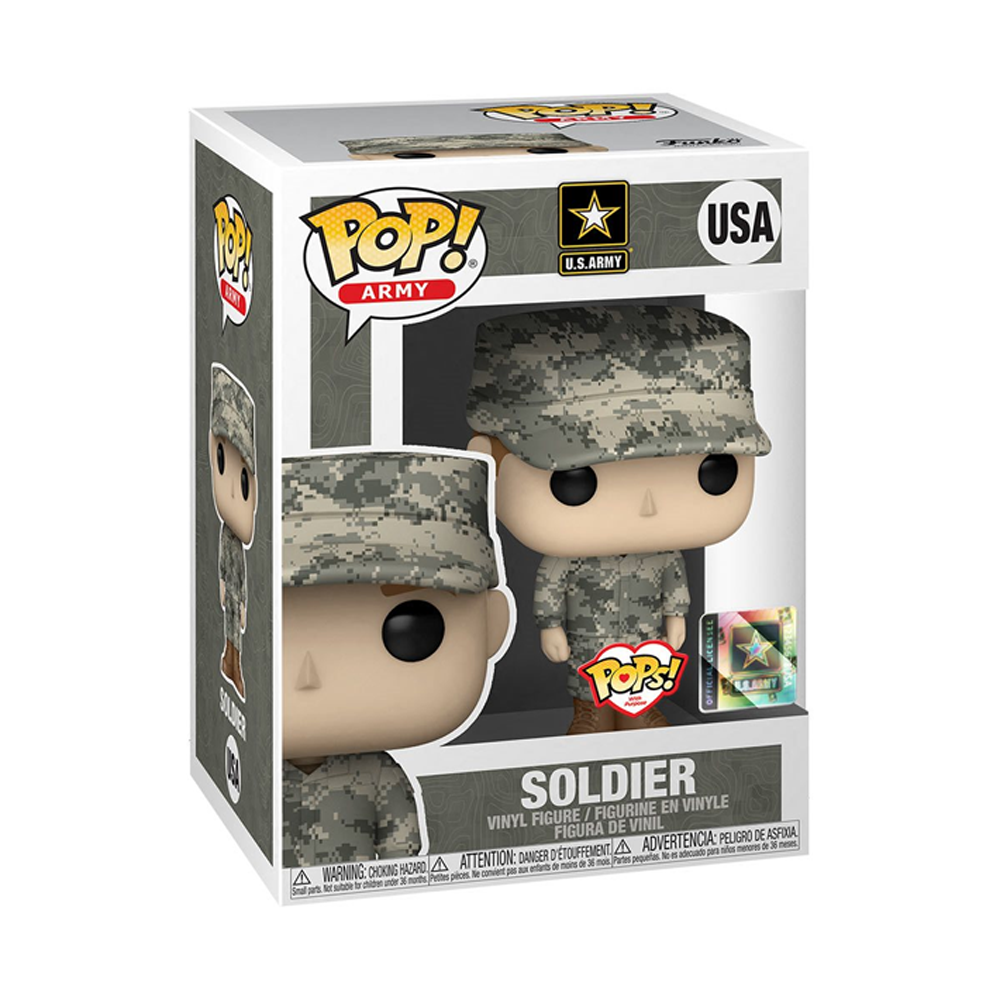 Funko POP! Pops! with Purpose: Army - Male 2 (Combat Uniform) Vinyl Figure (ONLINE ORDER ONLY)